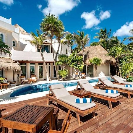 Luxury 5-Br Beachfront Home In Tulum Casa Sofia Gato Luaran gambar