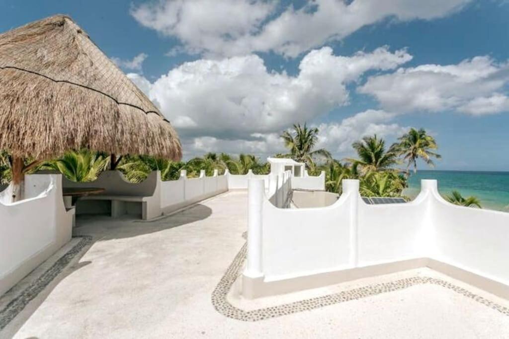 Luxury 5-Br Beachfront Home In Tulum Casa Sofia Gato Luaran gambar