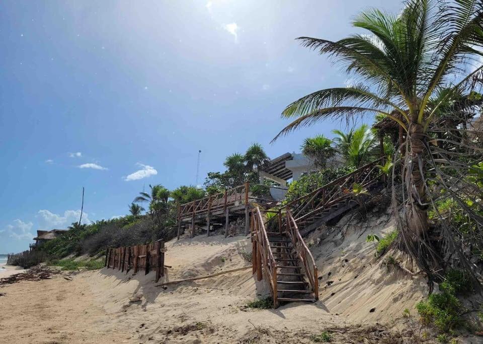 Luxury 5-Br Beachfront Home In Tulum Casa Sofia Gato Luaran gambar