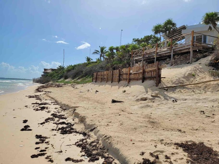Luxury 5-Br Beachfront Home In Tulum Casa Sofia Gato Luaran gambar