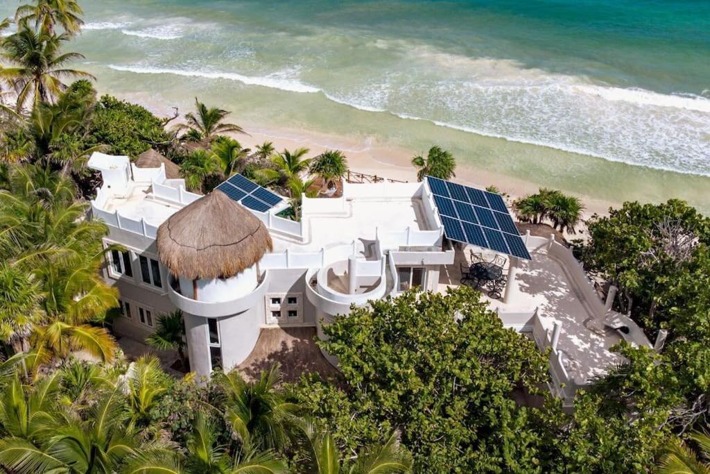 Luxury 5-Br Beachfront Home In Tulum Casa Sofia Gato Luaran gambar