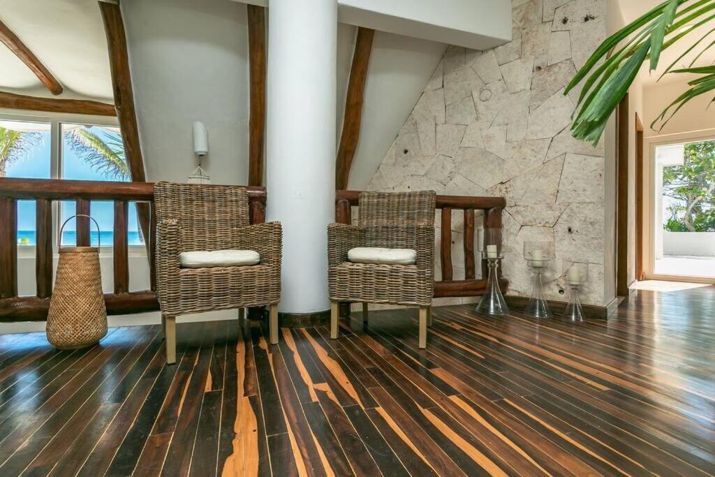 Luxury 5-Br Beachfront Home In Tulum Casa Sofia Gato Luaran gambar