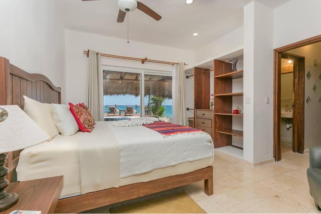 Luxury 5-Br Beachfront Home In Tulum Casa Sofia Gato Luaran gambar