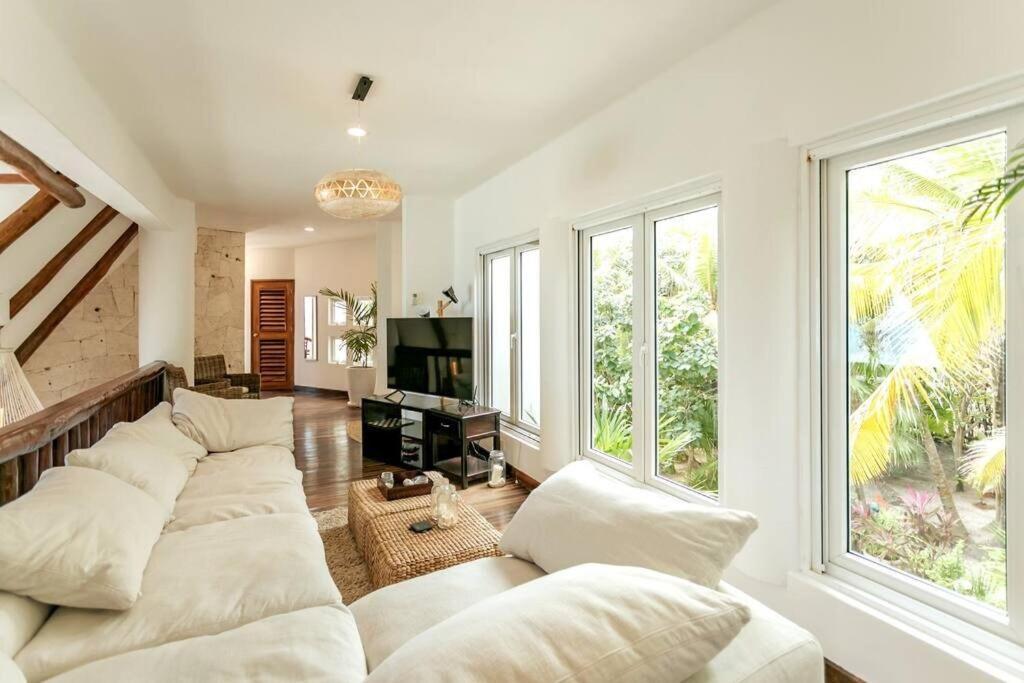 Luxury 5-Br Beachfront Home In Tulum Casa Sofia Gato Luaran gambar
