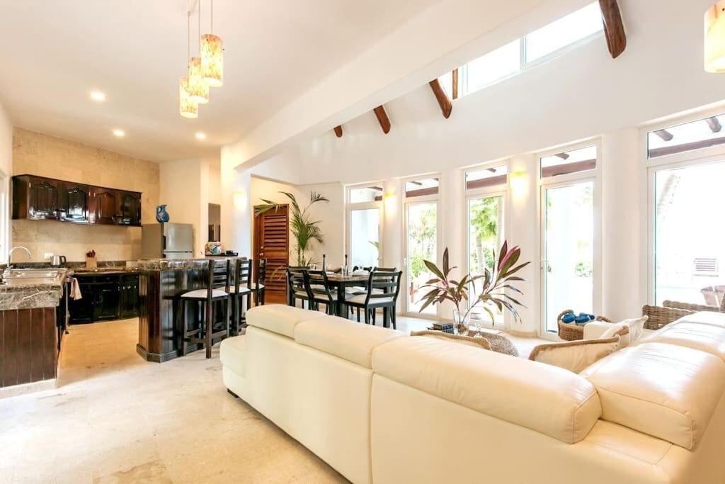 Luxury 5-Br Beachfront Home In Tulum Casa Sofia Gato Luaran gambar