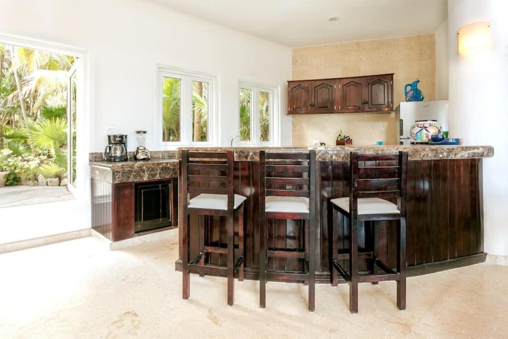 Luxury 5-Br Beachfront Home In Tulum Casa Sofia Gato Luaran gambar