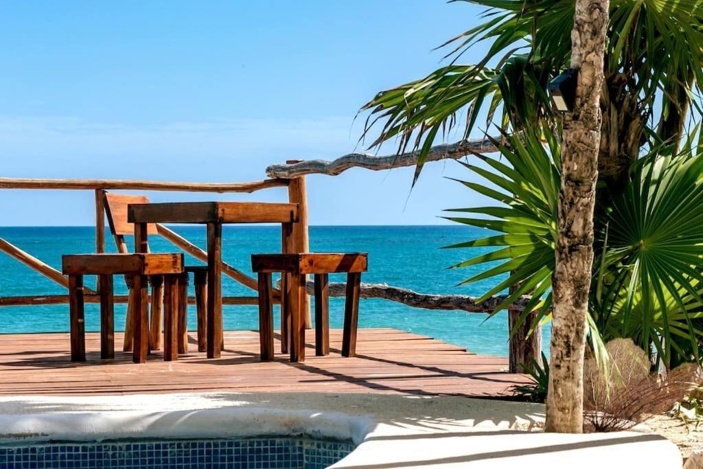 Luxury 5-Br Beachfront Home In Tulum Casa Sofia Gato Luaran gambar